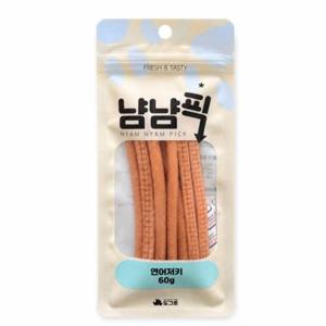 냠냠픽 강아지간식 연어저키 60g