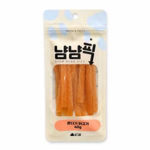 냠냠픽 강아지간식 쫀디기 닭고기 40g