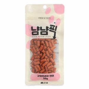 냠냠픽 고양이간식 과자 연어 50g