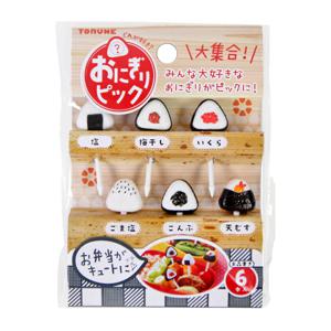 삼각김밥 도시락픽 6P 도시락꾸미기 반찬꽂이 과일꽂이