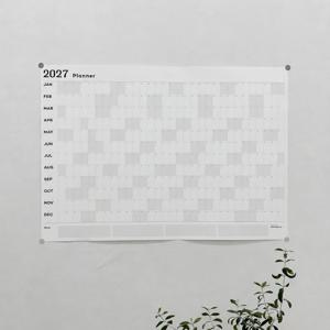 2027 대형 포스터 달력 연력 벽 캘린더 벽걸이 플래너 한장 일년 새해 내년 계획표 A1