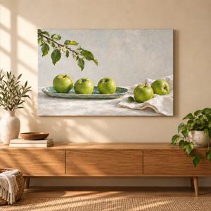 청사과 그림 캔버스 액자 주방 거실 인테리어 여백의 정원