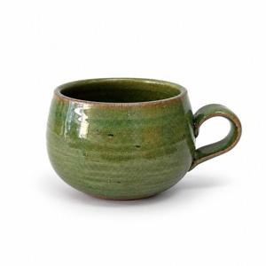 그린 발수 둥근 커피 쌍화차잔 B형 (400 ml) 커피잔 찻잔 녹차잔 쌍화차 라떼잔