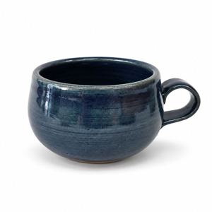블루 발수 둥근 커피 쌍화차잔 B형 (400 ml) 커피잔 찻잔 녹차잔 쌍화차 라떼잔