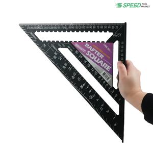 다용도 고강도 알루미늄 목공용 삼각자 300mm(12인치)