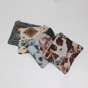 빈티지 태피스트리 파우치 Vintage Tapestry Zipper Pouch