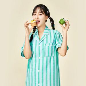 시원한 스트라이프 시어서커 파자마 상하세트 M 공용 블루