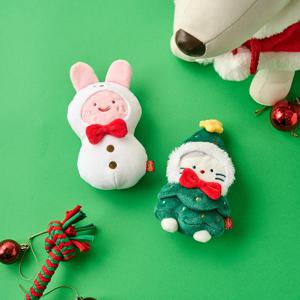크리스마스 밀크캣 스크래빗 펫 장난감 2P SET