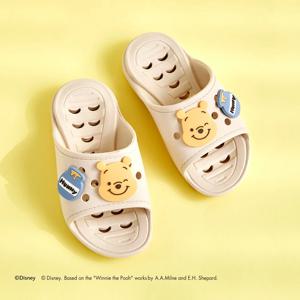 디즈니 곰돌이 푸 PVC 물빠짐 아동욕실화 170mm YELLOW