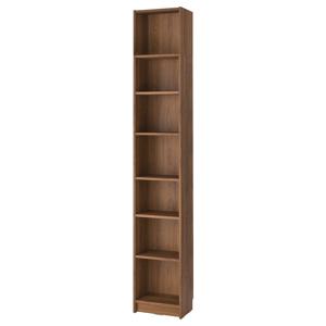 빌리 책장 7단 브라운 호두나무 40x28x237cm