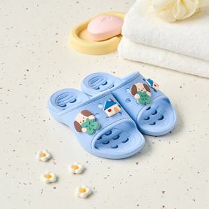리틀버디 퍼피 PVC 물빠짐 아동욕실화 150mm BLUE
