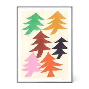 돈치 Donchi - Dancing Trees 100x140cm 초대형사이즈 (액자포함)