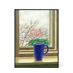데이비드 호크니 - My Window December 3 (액자포함)