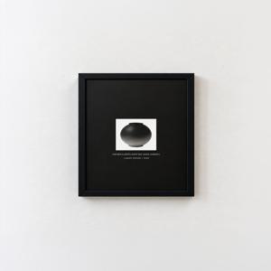 달항아리 미니액자 다복 인테리어 그림 아트포스터 Noir A5