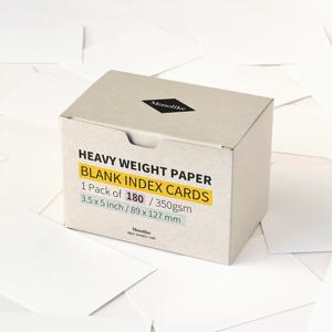 블랭크 인덱스카드 화이트 180매 - 3.5x5