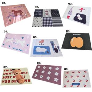 빨아쓰는 PVC 코일 아트 발매트 주방 현관매트 9종
