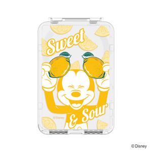 디즈니 레모네이드 디자인 맥세이프 2배 자력 스탠드 투명 카드 포켓 지갑