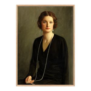 Later Queen (c. 1930s) _ 왕실 여성 인물 초상화 빈티지 포스터