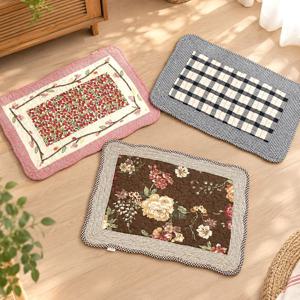 뉴 퀼트 발매트 ( 욕실 화장실 면 매트 부엌 패브릭 주방매트 거실 빈티지 인테리어소품 )