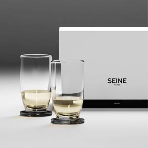 [예약판매] SEINE PARIS 크리스탈 글라스 NO.8 워터 글라스 2P SET 유리컵