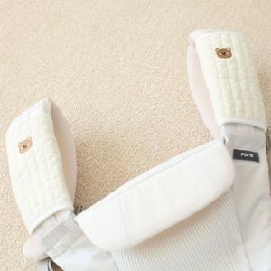 M4U 100수 누빔 아기띠 어깨침받이 (벨크로/똑딱이)