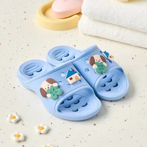 리틀버디 퍼피 PVC 물빠짐 아동욕실화 170mm BLUE