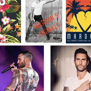 빈티지 레트로 마룬5 maroon5 밴드 인테리어 포스터 총30종/3종세트