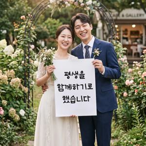 포스터 웨딩 사진 인쇄 결혼 웨딩포스터 A3 아워 소품 결혼식 돌잔치 인테리어 날짜 식전