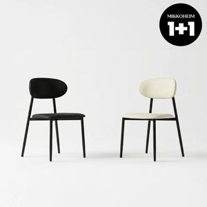 모노의자 2개 세트 (1+1) 스틸 식탁의자 인테리어 카페 의자 3colors