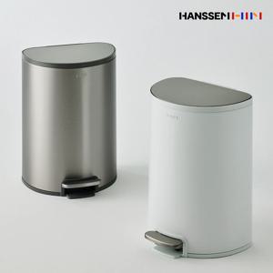 시그니처 세미라운드 페달빈 휴지통 12L