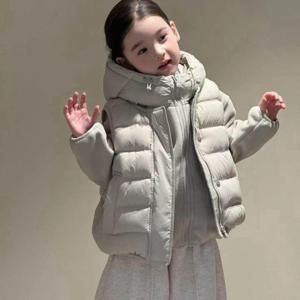 퍼퍼 하이넥 패딩 베스트 R23575