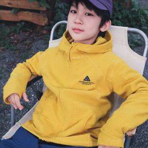 와플 플리스 후드 집업 점퍼 R21554