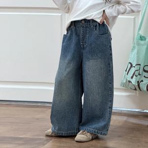 그라데이션 워시드 데님 팬츠 R21372