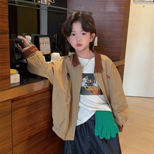 배색 카라 워크 자켓 남아자켓 아동점퍼 아우터 주니어 R21613