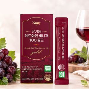 유기농 레드와인 비니거 100 골드 100% 오크통 초산 8% 액상 식초 스틱