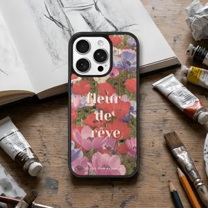 fleur de reve 블랙 글레이즈 범퍼케이스 아이폰18 17 16 15 프로 맥스