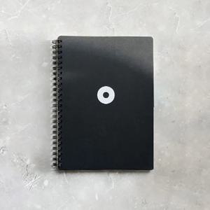 더 블랙 향기나는 그리드 모눈 수첩 스프링 노트 라인 줄 메모 다이어리 - A5