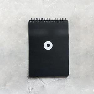 더 블랙 향기나는 그리드 모눈 수첩 스프링 노트 라인 줄 메모 다이어리 - A6