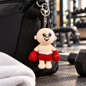 복싱 빵빵이 캐릭터 인형 중형 애착 봉제인형 생일선물 12cm
