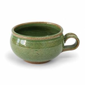 그린 발수 커피 쌍화차잔 C형 (350 ml) 커피잔 찻잔 녹차잔 쌍화차 라떼잔 전통차잔