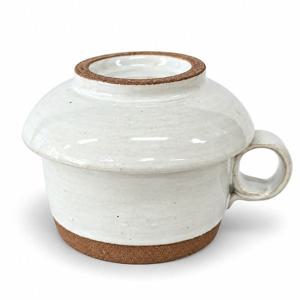 화이트 발수 커피 쌍화차잔 뚜껑세트 D형 (340 ml) 라떼잔 녹차잔 쌍화차잔 커피잔