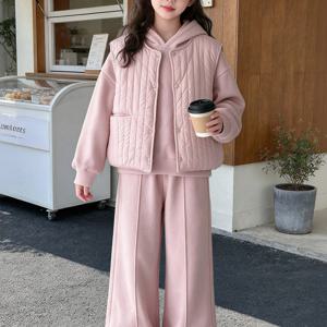 퀼팅 베스트 쓰리피스 셋업 R26263