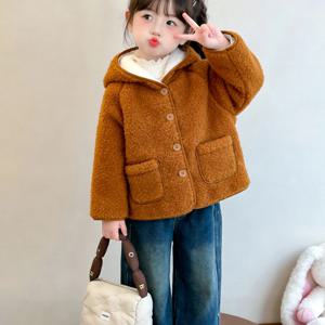 펌킨 보아 후드 자켓 넥워머 세트 R25644