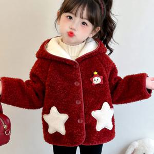 스타패치 보아 후드 자켓 넥워머 세트 R25643