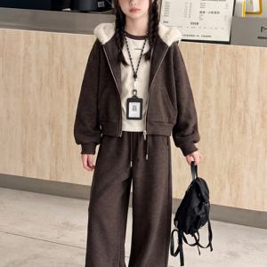 보아후드 집업 와이드 셋업 R25968