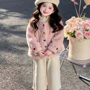 컬러버튼 플러시퍼 자켓 R25719