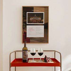 크리스마스 포스터 빈티지 겨울 크리스마스감성 인테리어액자 XMAS DATE