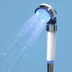온도감지 3색 LED 녹물제거 샤워기 1개