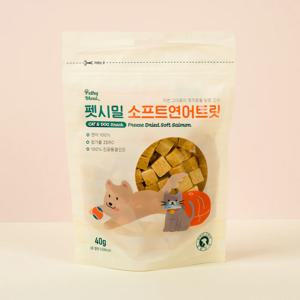 소프트연어트릿 40g 동결건조 강아지 고양이 간식