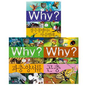 why 과학 세트 - 곤충의 세계가 궁금하면 (곤충/파충 양서류/장수풍뎅이와 사슴벌레)